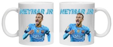 Cana personalizata cu imprimeu "Neymar jr. - 2", Alb, CRD PRINT - Img 3