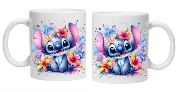 Cana personalizata cu imprimeu "STITCH - Model 10 ", Alb, CRD PRINT - Img 3