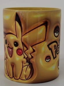 Cana toarta si nterior galben personalizata "Pokemon", CRD PRINT - Img 2