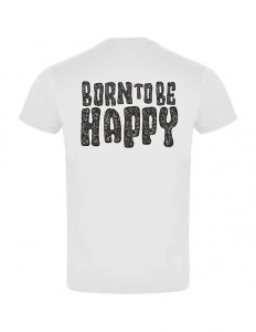 Tricou personalizat barbat, Born to be happy, CRD PRINT