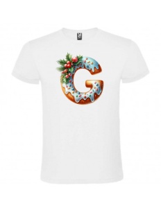 Tricou personalizat cu imprimeu de iarna "litera G", CRD PRINT