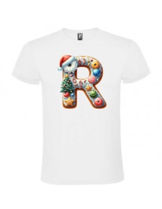 Tricou personalizat cu imprimeu de iarna "litera R", CRD PRINT