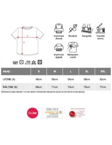 Tricou rosu unisex personalizat , "nu imbatranesc imi creste valoarea - 30 DE ANI",CRD PRINT - Img 2