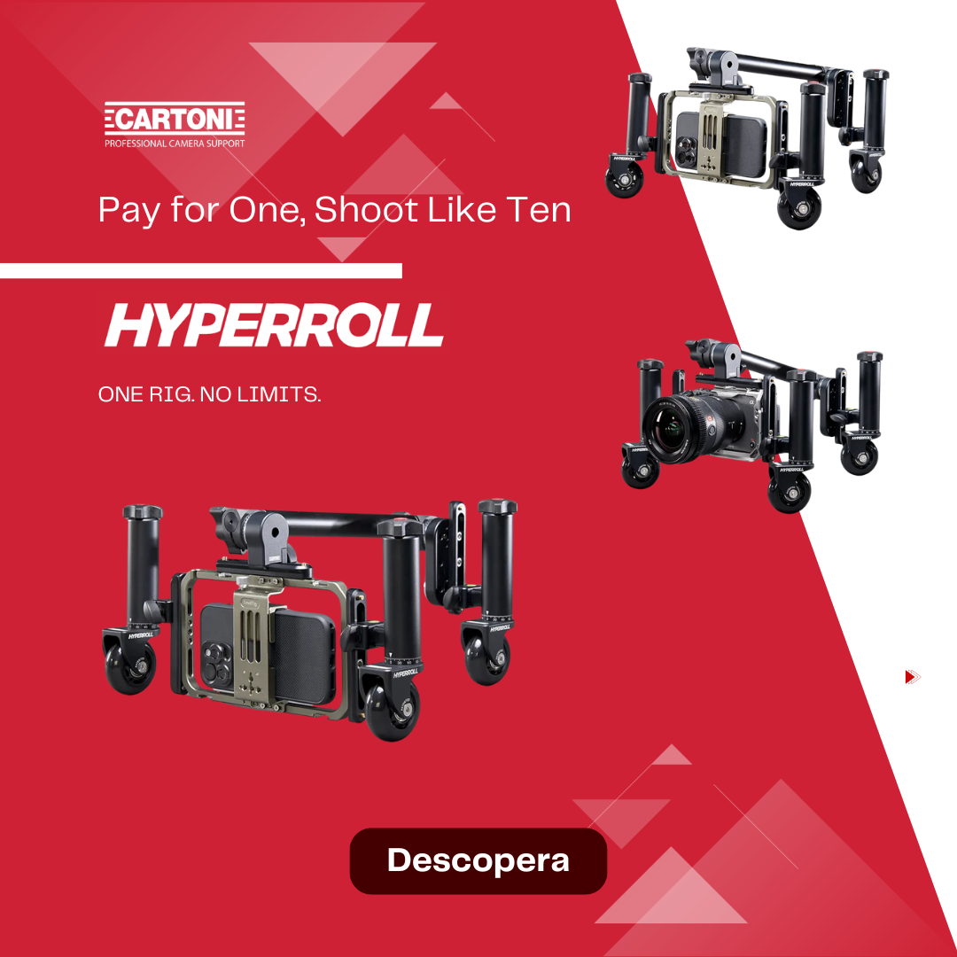 Cartoni HyperRoll – Platforma Video Mobila / Sistem 10-in-1
