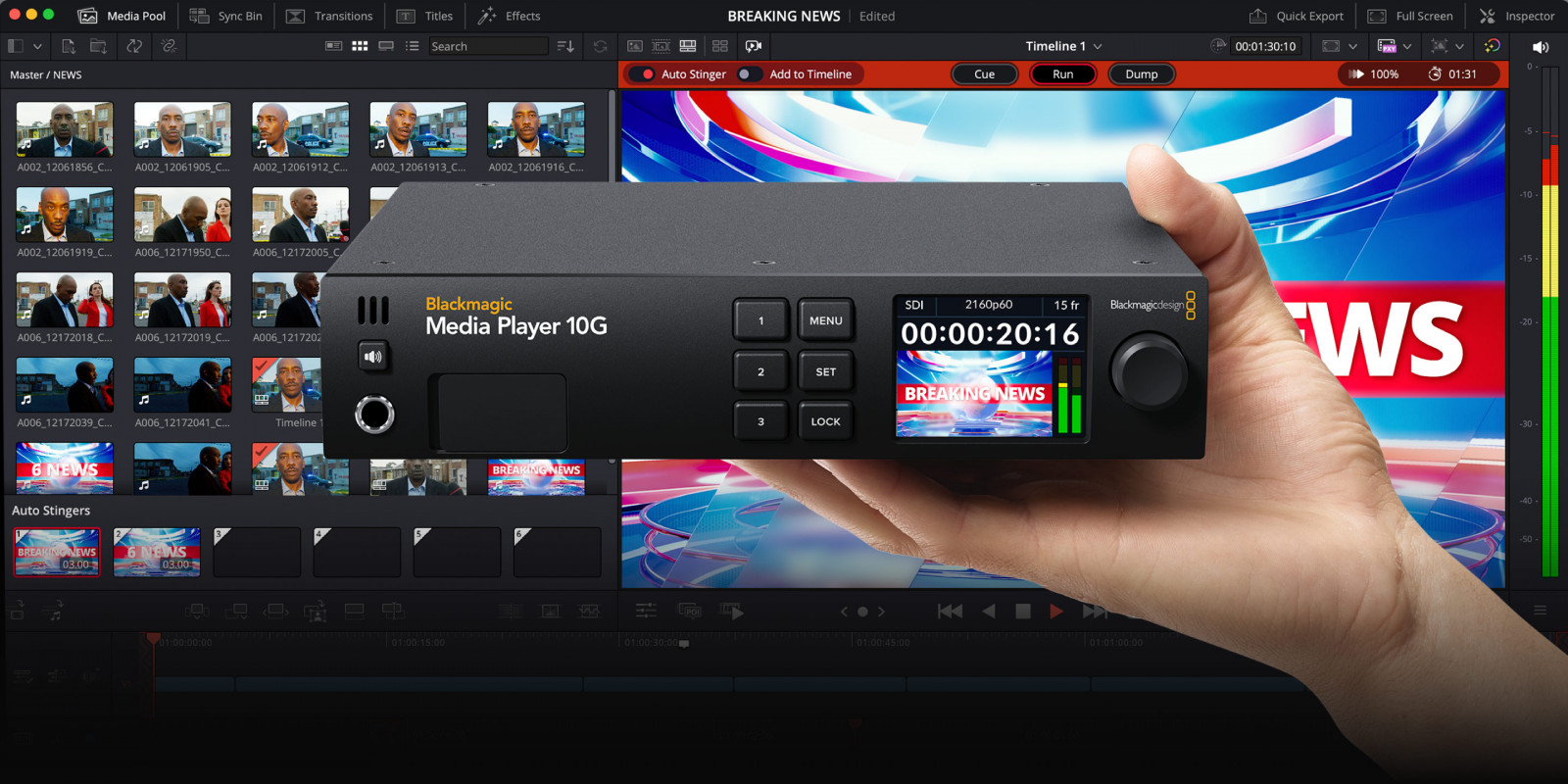 Blackmagic Media Player: Soluție puternică pentru redare live și înregistrare