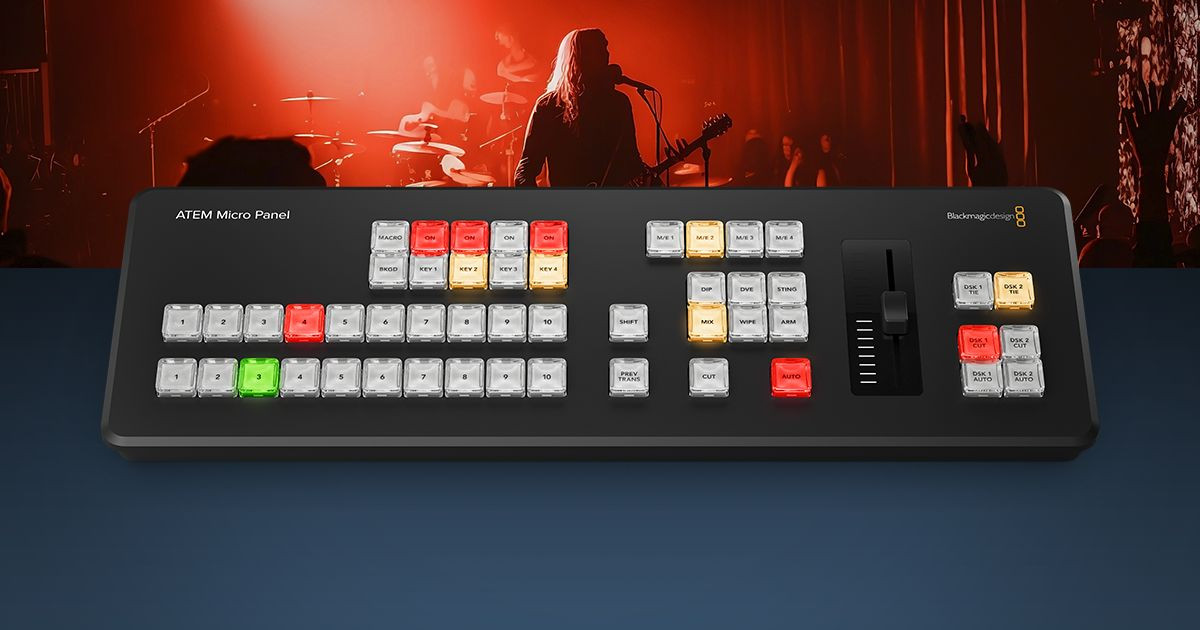 ATEM Micro Panel: Control avansat într-un format compact