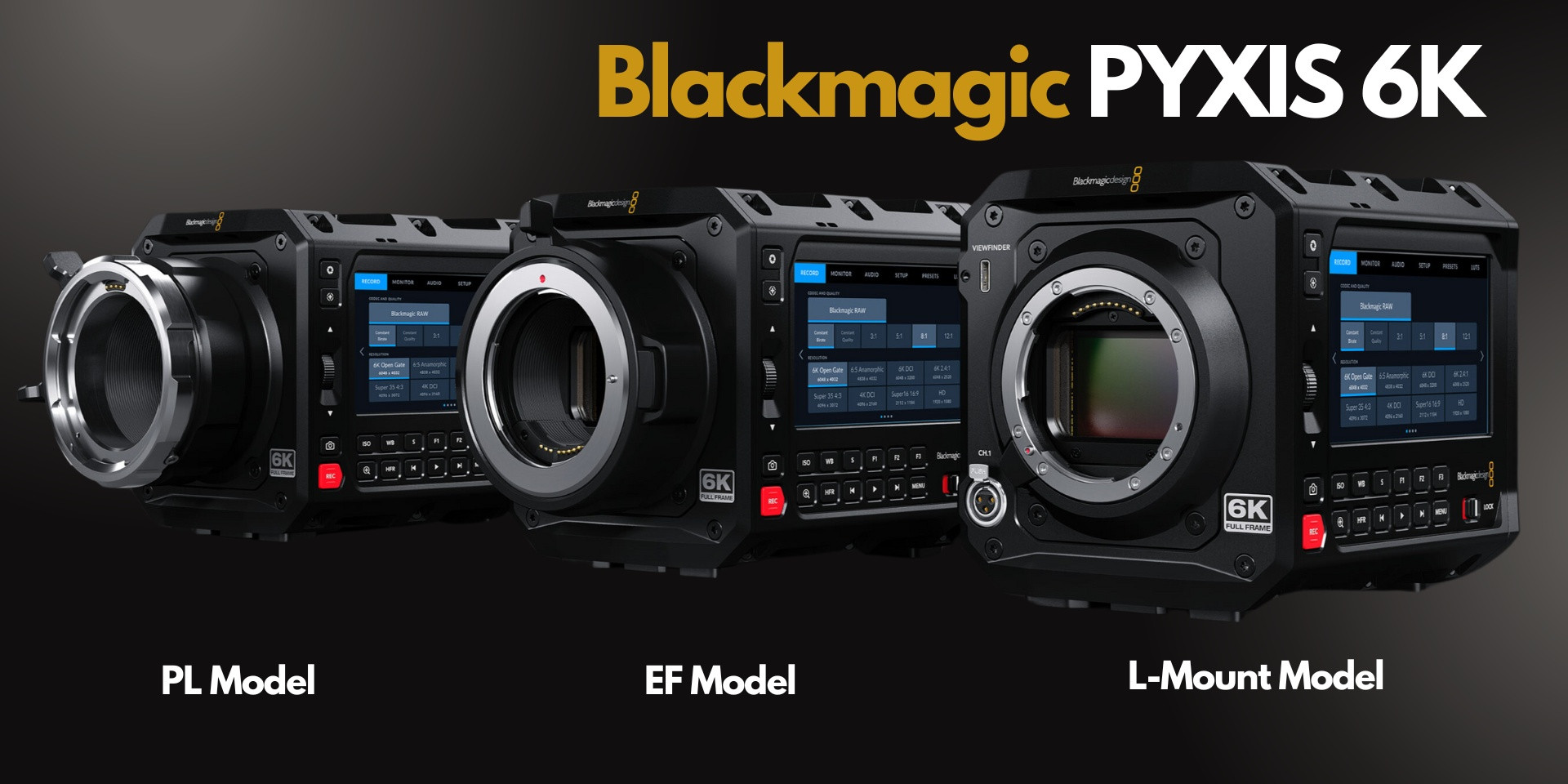 Blackmagic Design PYXIS 6K