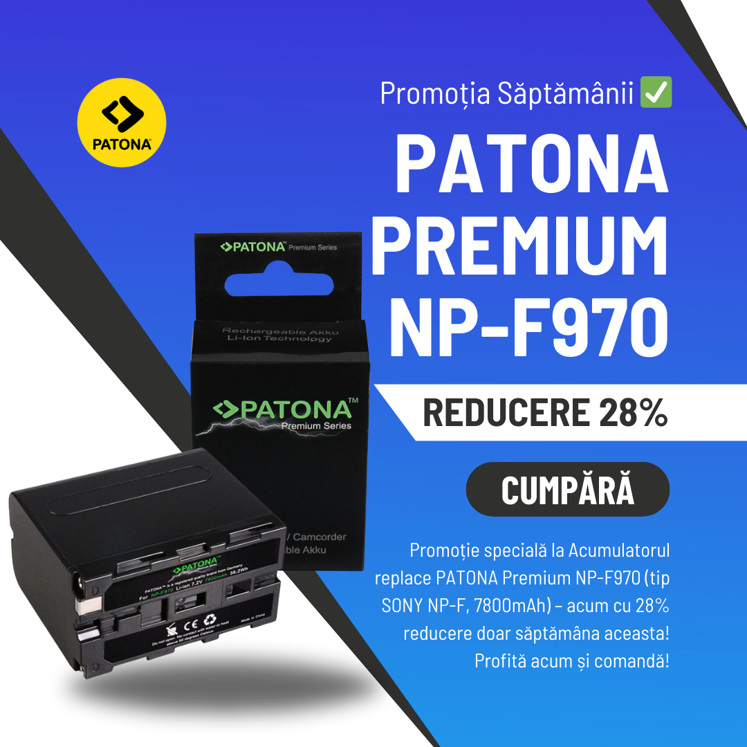 PATONA Premium NP-F970, tip SONY NP-F