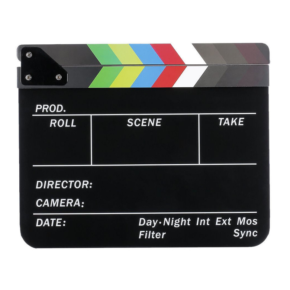 Professional Director Clapper Caruba, x 30, Negru
