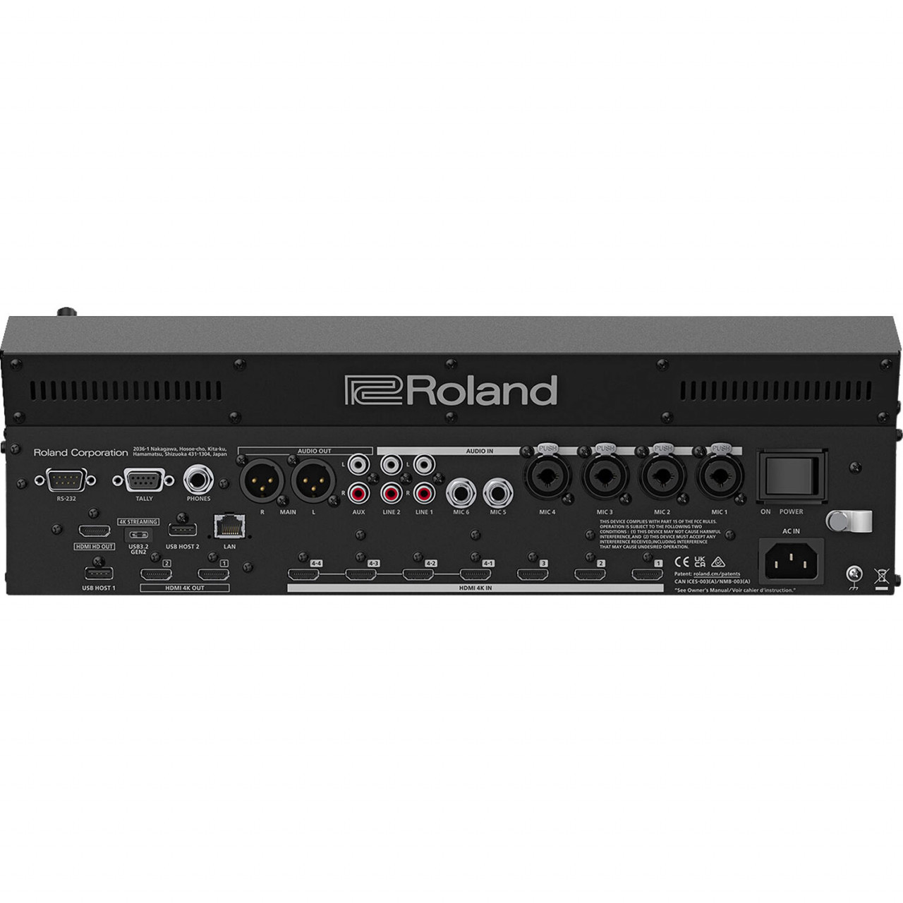 Roland VR-400UHD, Mixer audio-video 4K, cu Streaming