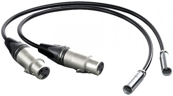 Blackmagic Design Set 2 Cabluri Audio Mini XLR la XLR, 50cm