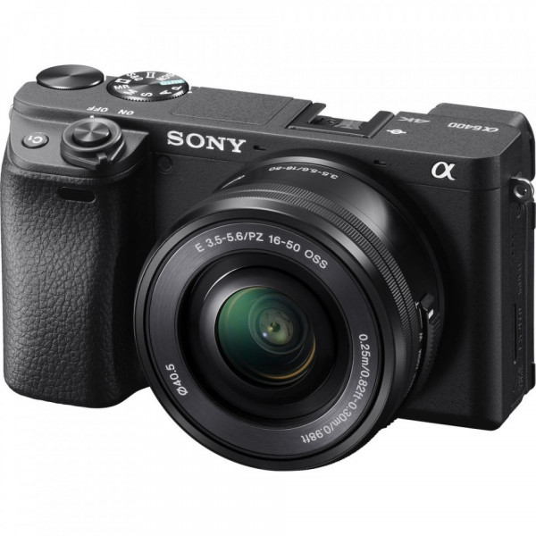 Camera digitala mirrorless Sony Alpha A6400 cu obiectiv 16-50 mm