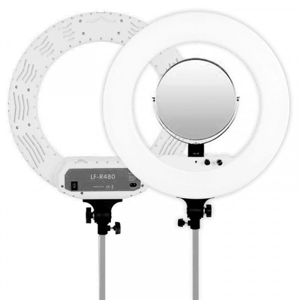 Caruba, Lampa Circulara LED Pro Vlogger, 45cm, Alb