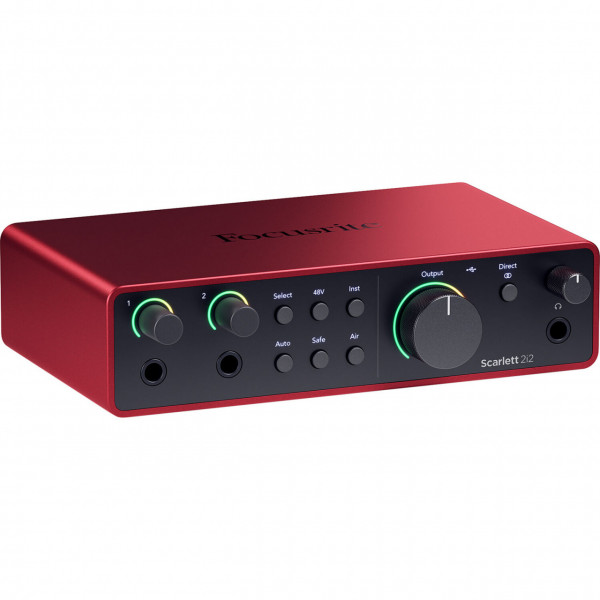 Focusrite Scarlett 2i2 4th Gen, Interfata audio USB