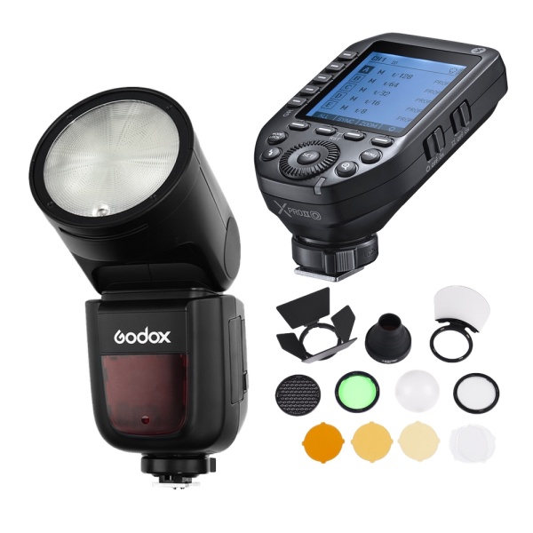 Kit Godox Speedlite V1 Oly/Pan X PRO II Trigger cu kit accesorii