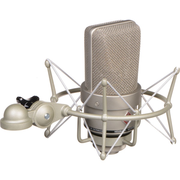 Neumann TLM 103 Mono Set, Microfon condensator cardioid, Nichel, cu suport anti-soc