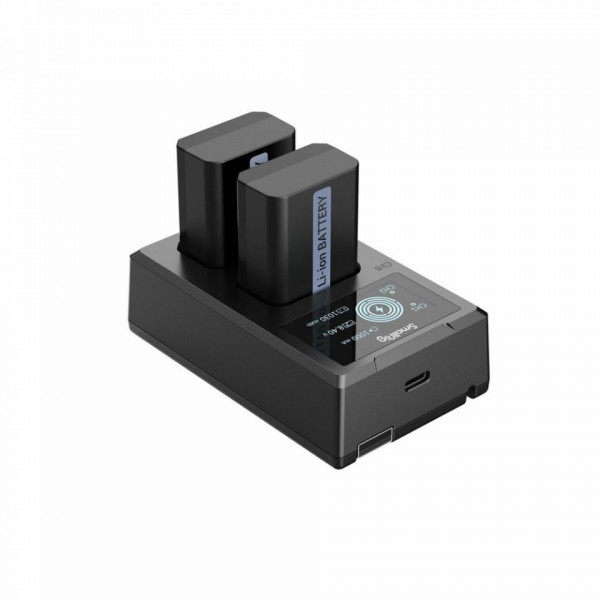 SmallRig 3818 NP-FW50, Kit acumulatori si incarcator