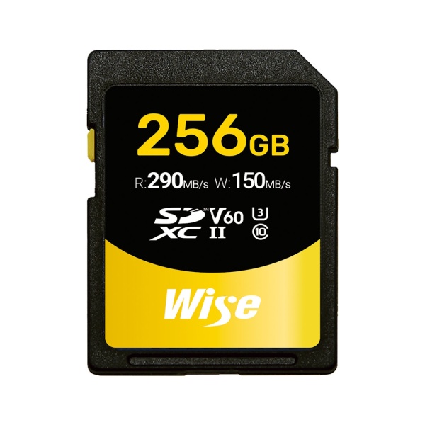 Wise SDXC, Card de memorie 256GB, R290/W150 mb/s, U3, UHS-II, V60