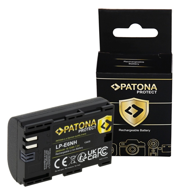 Acumulator replace Patona Protect pentru Canon LP-E6NH, 2600mAh