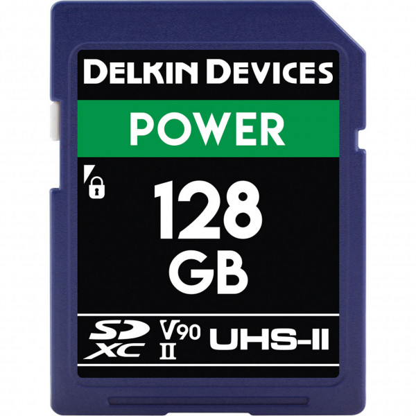 Card memorie Delkin SD Power 2000X UHS-II U3 (V90) R300/W250 128GB