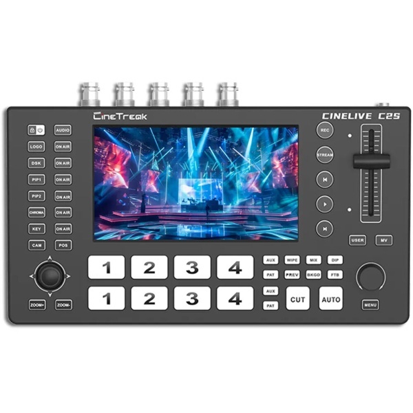 CineTreak Cinelive C2S, Switcher video 4 HDMI & 4 SDI inputs