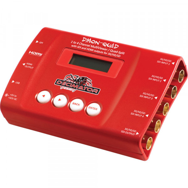 Decimator DMON-QUAD, Multi-Viewer cu 4 canale