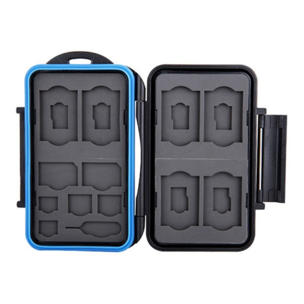 JJC MC-STM18, Suport carduri de memorie, 6xSD, 6xmicroSD, SIM, Micro SIM si Nano SIM