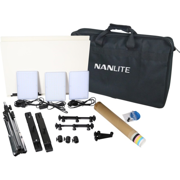 Kit 3 Panouri LED Nanlite 31-2012 3KIT Compac 20 Daylight