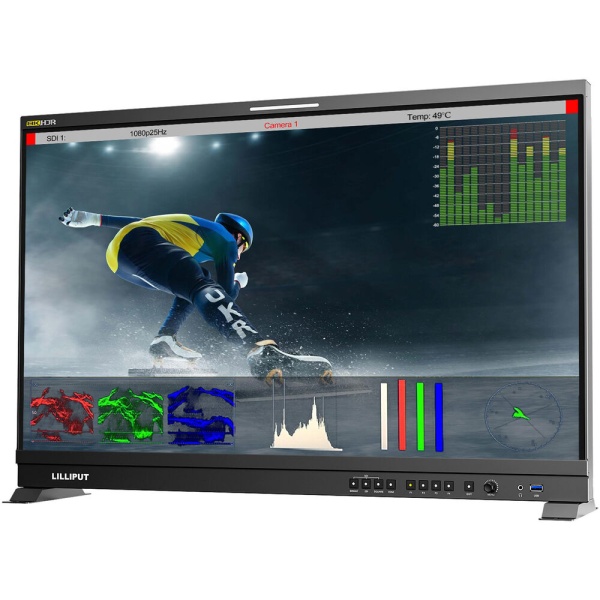 Lilliput Q31-8K, Monitor 31.5", 8K, 12G-SDI, HDMI, V-Mount