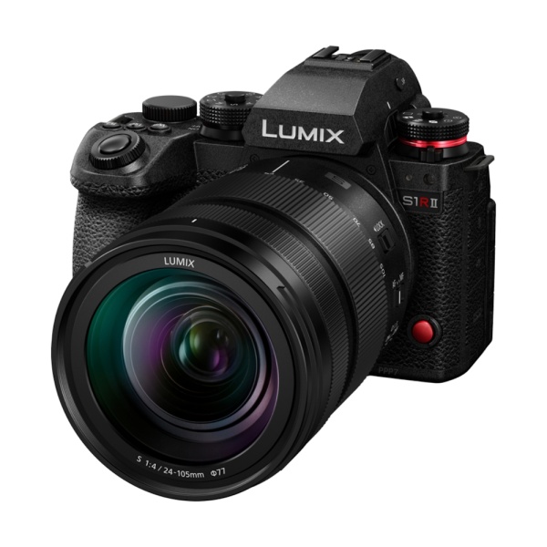 Panasonic Lumix S1R II, Camera mirrorless full-frame, 44.3MP cu obiectiv Lumix S 24-105mm f/4 Macro