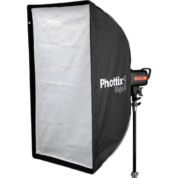 Phottix Raja Quick-Folding 60x90 cm, Umbrela softbox cu Grid, montura Bowens
