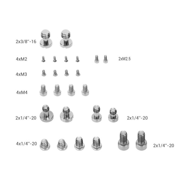 SmallRig 2326, Set de suruburi pentru accesoriile camerei foto