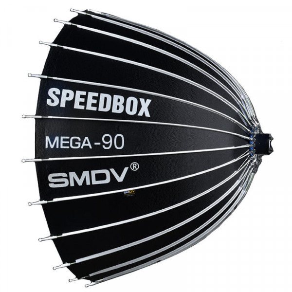 Softbox SMDV Speedbox Mega 90 Deep, interior Alb, montura Bowens