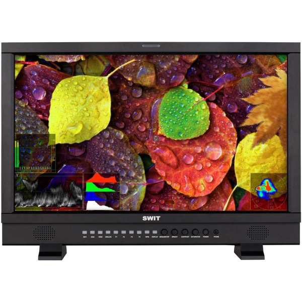 SWIT S-1243F, Monitor 23.8" Full HD, 3G-SDI, HDMI, 300 cd/m², V-Mount