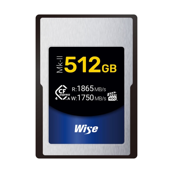 Wise Advanced CFexpress 4.0 Type A MK-II, Card de memorie 512 GB, R1865/W1750 mb/s, VPG400