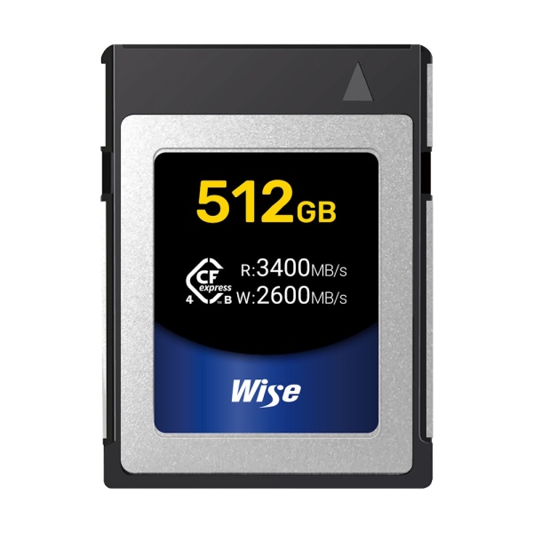 Wise Advanced CFexpress 4.0 Type B, Card de memorie 512GB, R3400/W2600 mb/s, 8K RAW