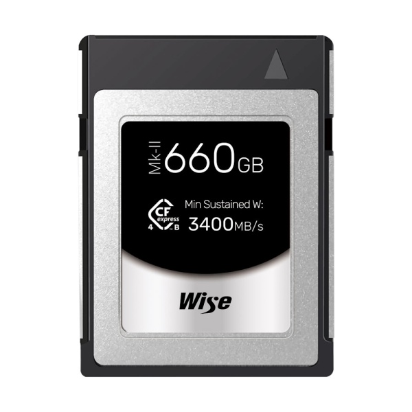 Wise PRO CFexpress 4.0 Type B Mk-II, Card de memorie 660GB, R3700/W3600 mb/s