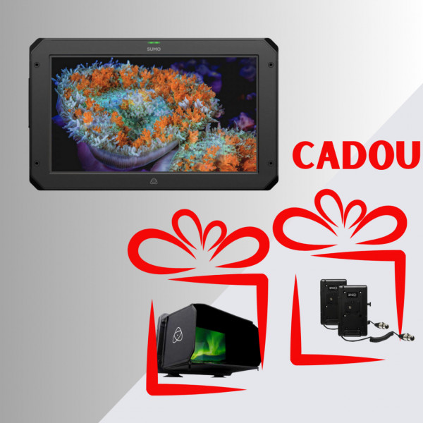 Atomos Sumo 19" SE Recorder HDR + CADOU Parasolar si V-Mount Battery Plate
