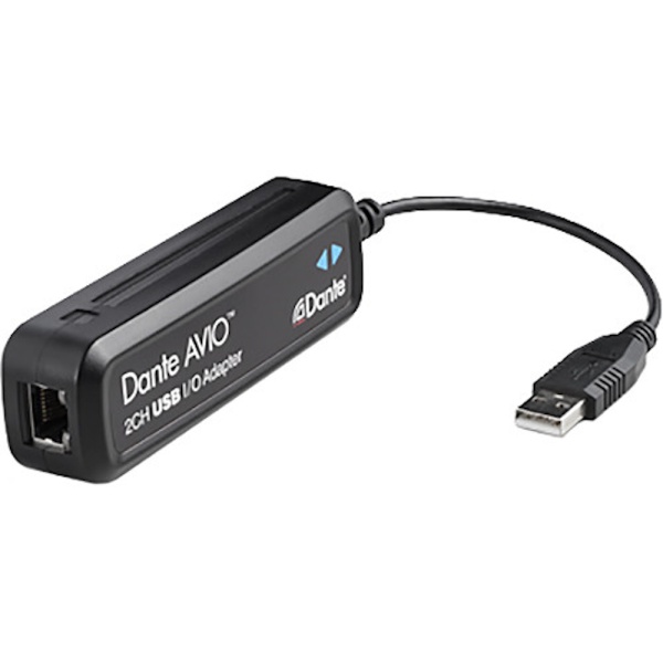 Audinate Dante AVIO ADP-USB-AU-2X2, Adaptor I/O pentru Retele Audio Dante