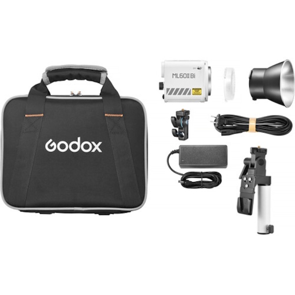 Godox ML60IIBi Kit2, Lampa Bi-Color cu grip V-Mount AK-B02 si accesorii