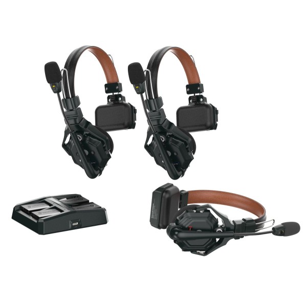Hollyland Solidcom C1 Pro-3S Sistem intercom wireless cu 3 căști