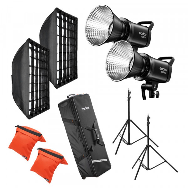Kit Godox SL60llD Duo Pro - Lumina Video