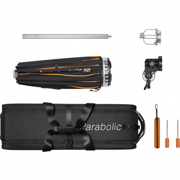 Kit Softbox Parabolic cu zoom 88 cm, Godox P88