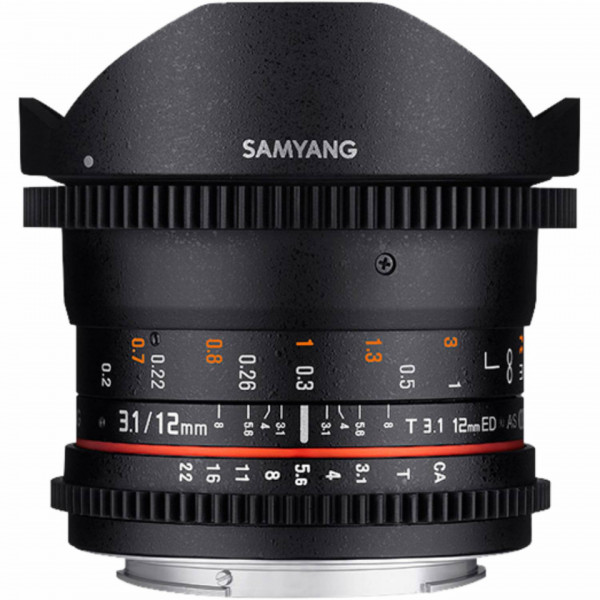 Obiectiv Samyang 12mm T3.1 VDSLR ED AS NCS Fish-Eye, Sony FE
