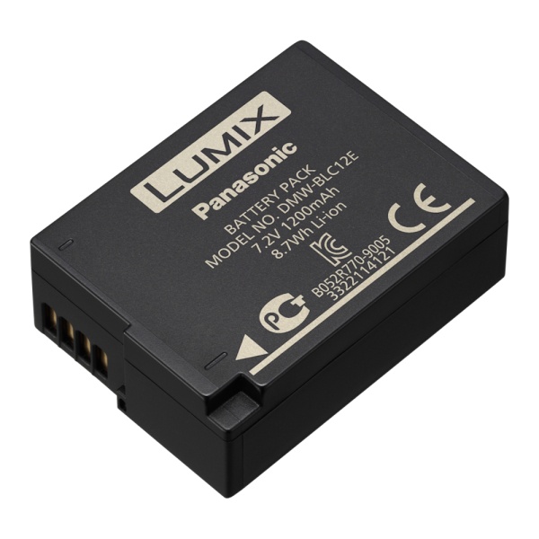 Panasonic DMW-BLC12, Acumulator pentru Lumix DMC-GH2, G5, G6, G7, GX8, FZ200 si FZ1000
