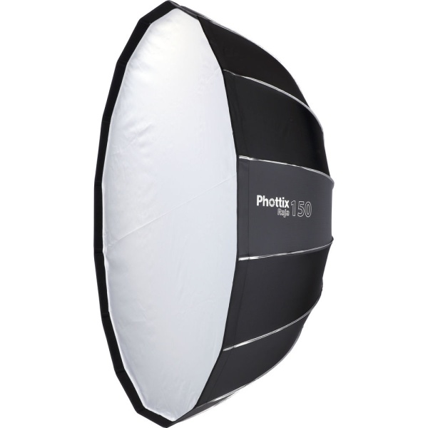 Phottix Raja Quick-Folding 150 cm, Umbrela softbox cu montura Bowens