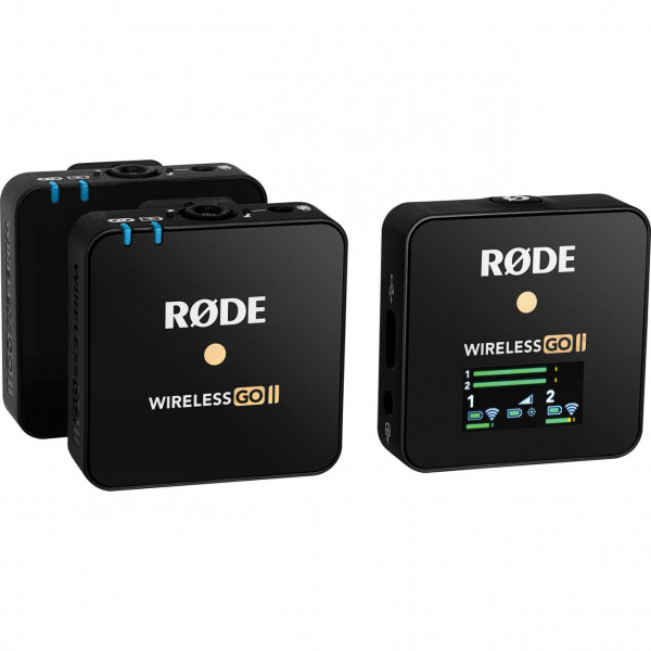 Rode Wireless GO II Sistem Microfon Wireless Dual Digital Kit cu 2 Transmitatoare