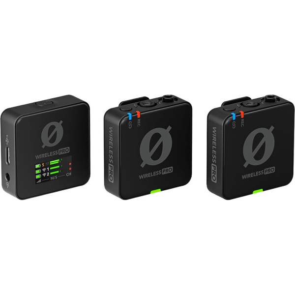 RODE Wireless PRO, Sistem Microfon Wireless, 2 transmitatoare cu lavaliere, USB-C