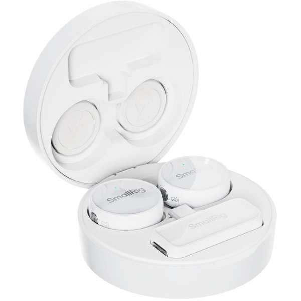 SmallRig 4706 S 60, Sistem Microfon Wireless, 2 Persoane, USB-C, Alb