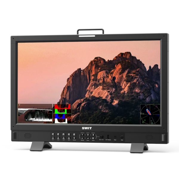 SWIT BM-H245, Monitor 23.8", Quad-Link 4K, 12G-SDI, HDMI, V-Mount